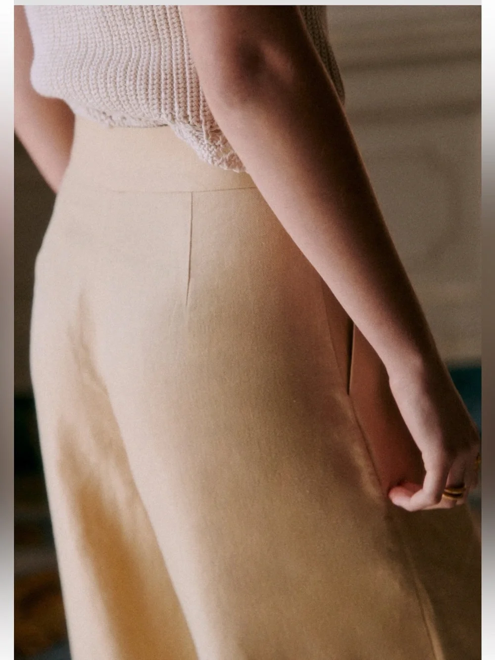 Sezane silvio linen